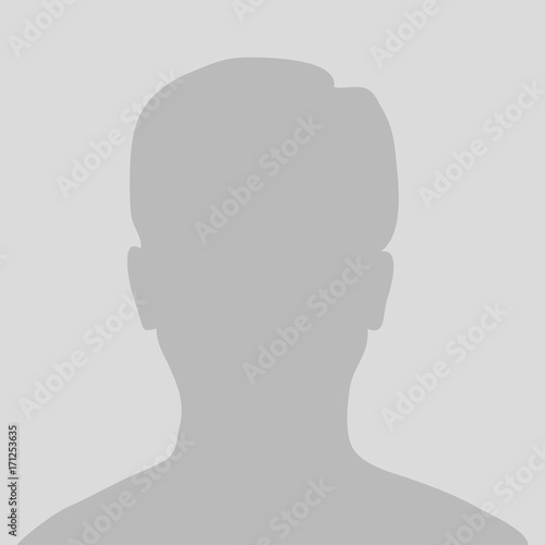 Default avatar profile icon, Grey photo placeholder photo