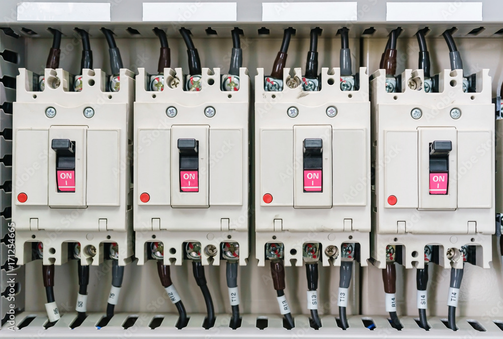 Electical distribution fuseboard. Electrical supplies. Electrical panel