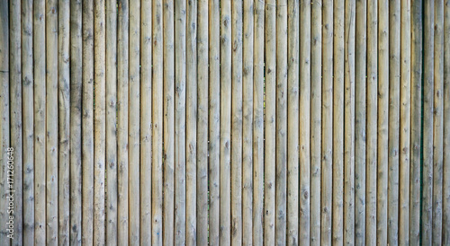 Gray unpainted wooden door