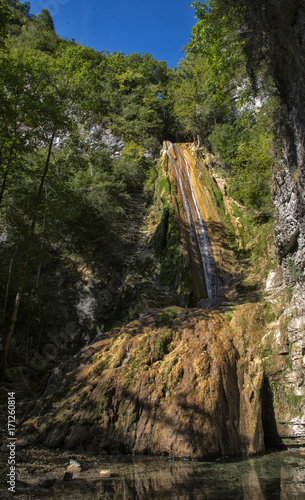 Cascade de la Fouge à Cerdon, Ain, France photo