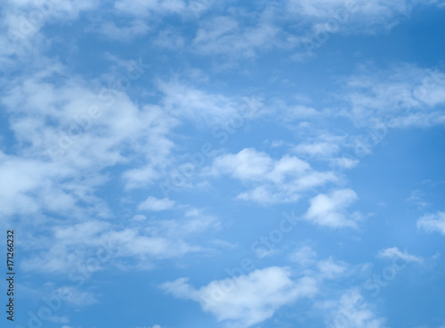 Blue sky with lots clouds, Used for background