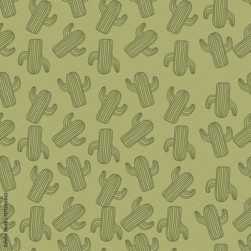 seamless cactus pattern seamless cactus pattern