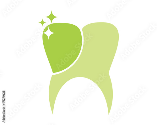 greentooth dental dentists icon logo image vector