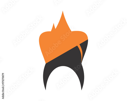 tooth dental dentists icon logo image vector