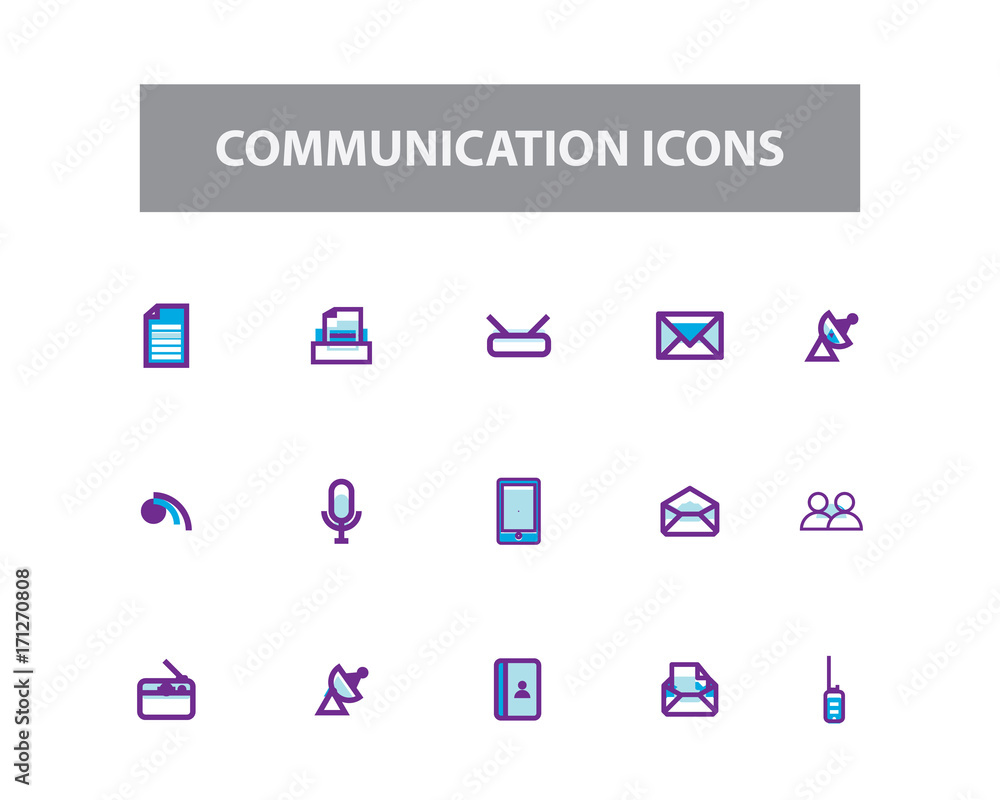 Communication Vector Icons