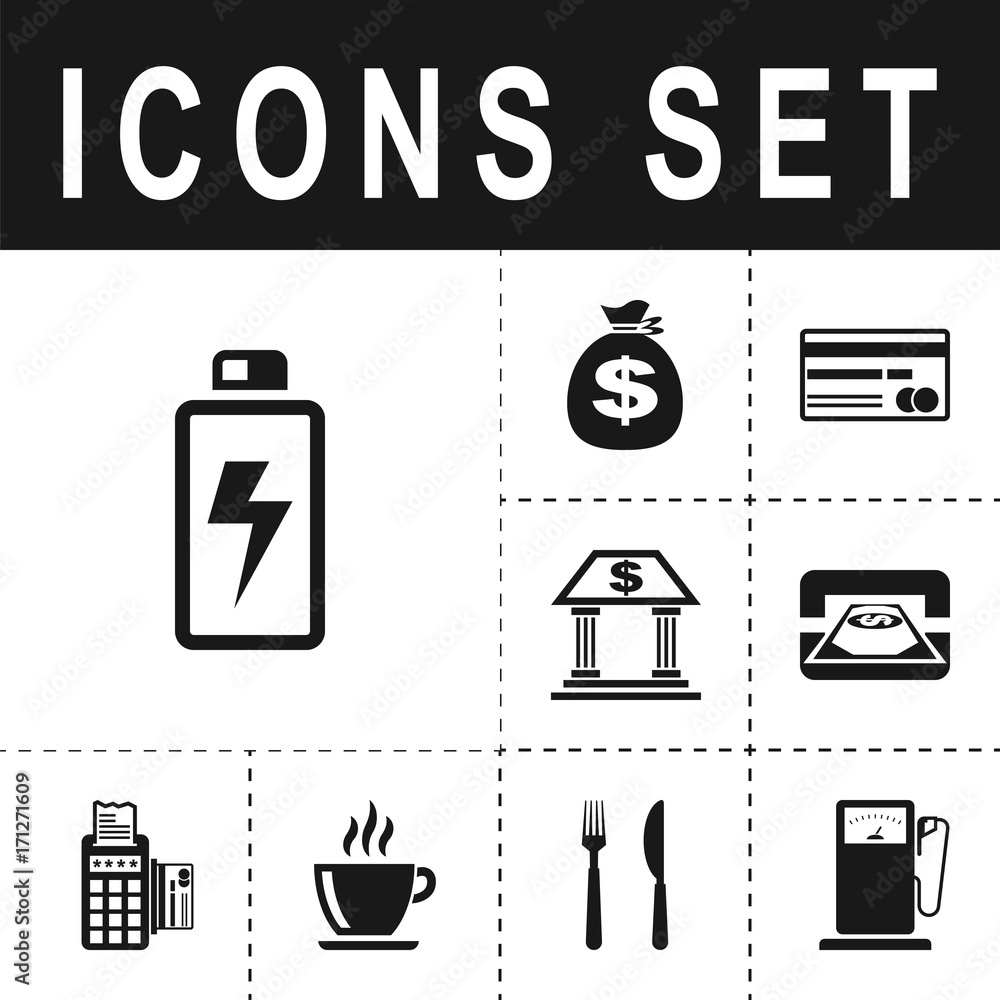 batary low full icon batary low full icon