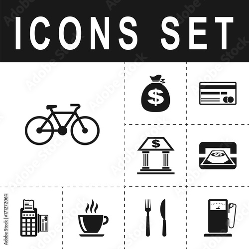 icon bicycle profile