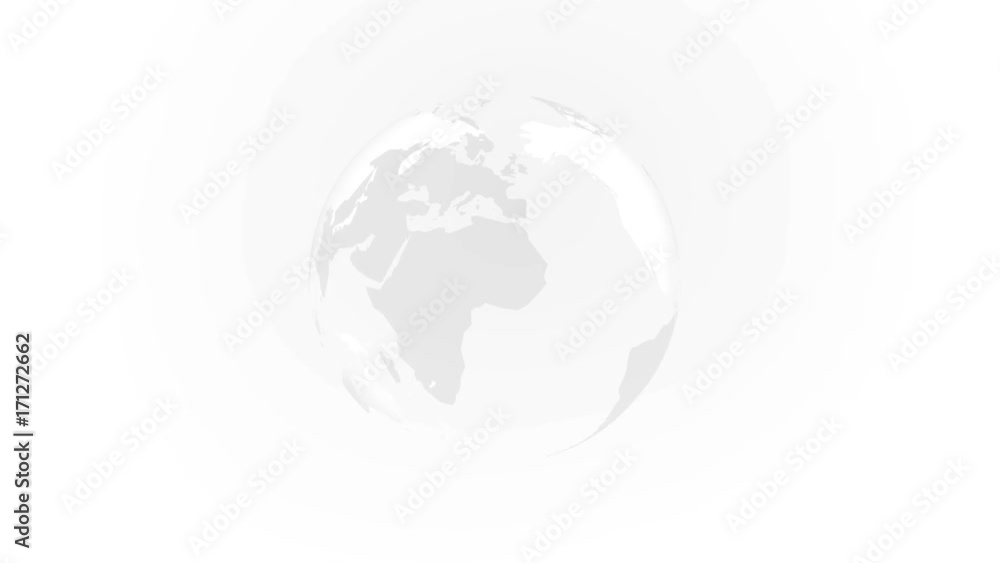 world map globe white loop animation world map globe white loop animation