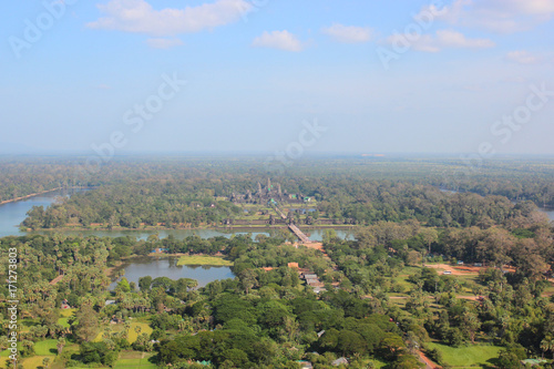 Angkor from the balloon