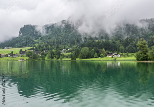 The mountain lake Thiersee in Tyrol  Austria