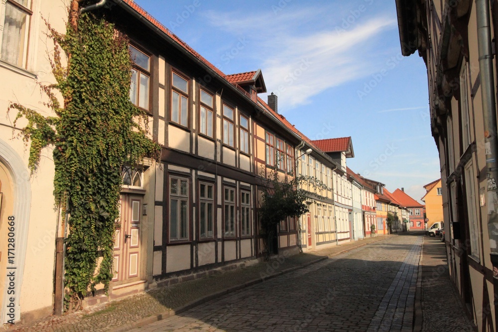 Salzwedeler Fachwerkhäuser in der Reichestraße