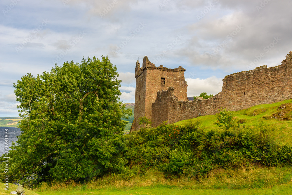 Urquhart's Scottish Castle ruins.