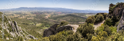 the Sainte-Victoire mountain, near Aix-en-Provence, which inspired the painter Paul Cezanne photo