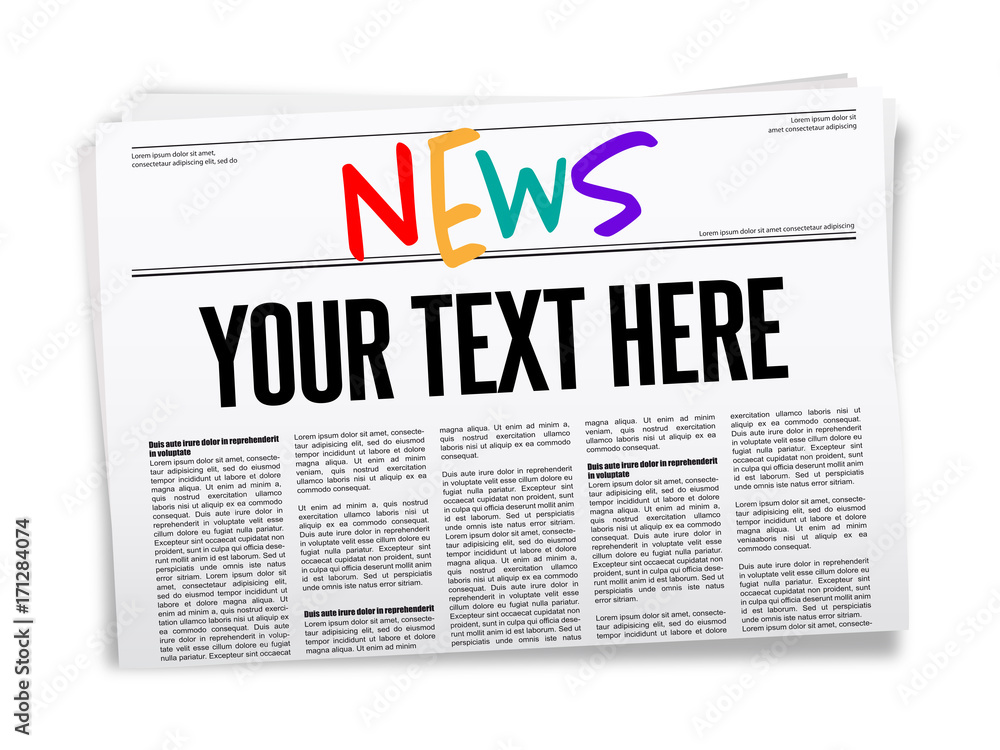 Fototapeta premium Newspaper