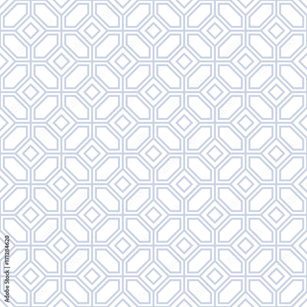 Vector retro geometric seamless pattern. Arabic pattern. Grey subtle background. Vector retro geometric seamless pattern. Arabic pattern. Grey subtle background.