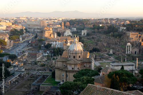 Rome (Italy). Roman Forum in the historical center of Rome © Rafael