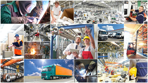 Industrie, Handel und Handwerk: Arbeiter ind Gewerbe  photo