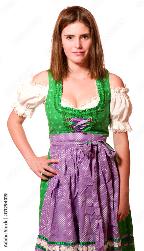 Attraktive junge Frau im Dirndl Attraktive junge Frau im Dirndl
