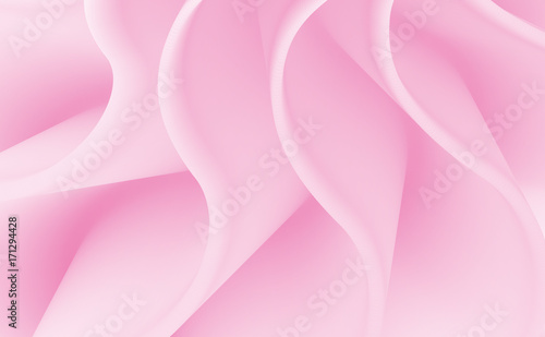 Vector illustration of pink twisted marshmallow, zephyr, cupcake top or sweet cream background