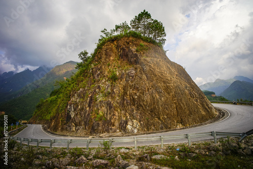 Mountain scenery in Northern Vietnam photo