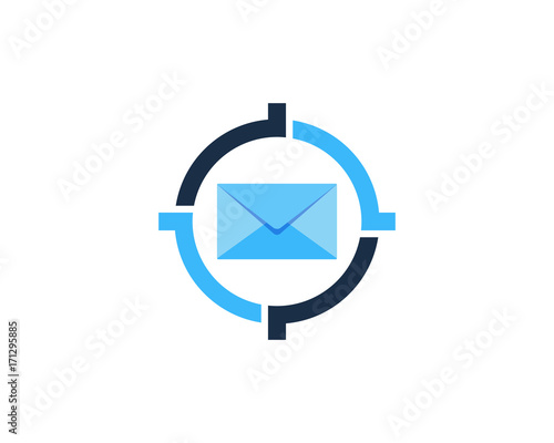 Free Download Mail Target Icon Logo Design Element - GFXLoad