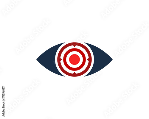 Eye Target Icon Logo Design Element
