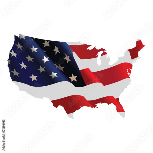American flag texture Icon