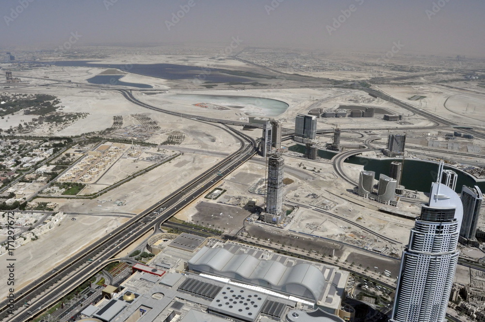 Aerial View of Dubai, United Arab Emirates