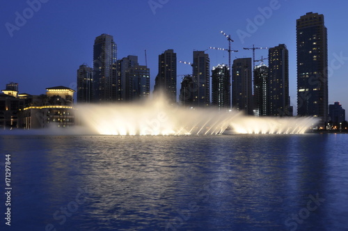 Fountain in Dubai, United Arab Emirates