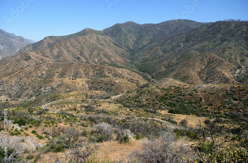 Mountain landscape in Kings Canyon National Park, California, USA © Talulla