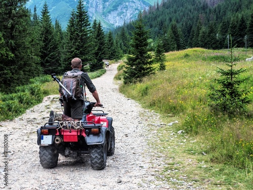 Photo Safari on the ATV in the mountains