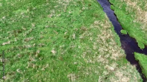 Low altitude flight through the glen between Oban and Taynuilt, Argyll photo