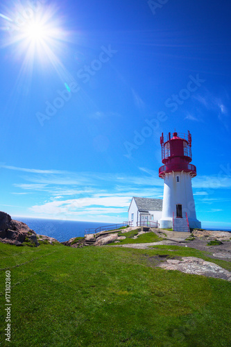 the Lindesnes lighthouse