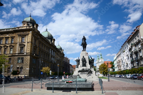 Obraz na płótnie Grób Nieznanego Żołnierza w Krakowie w salonie
