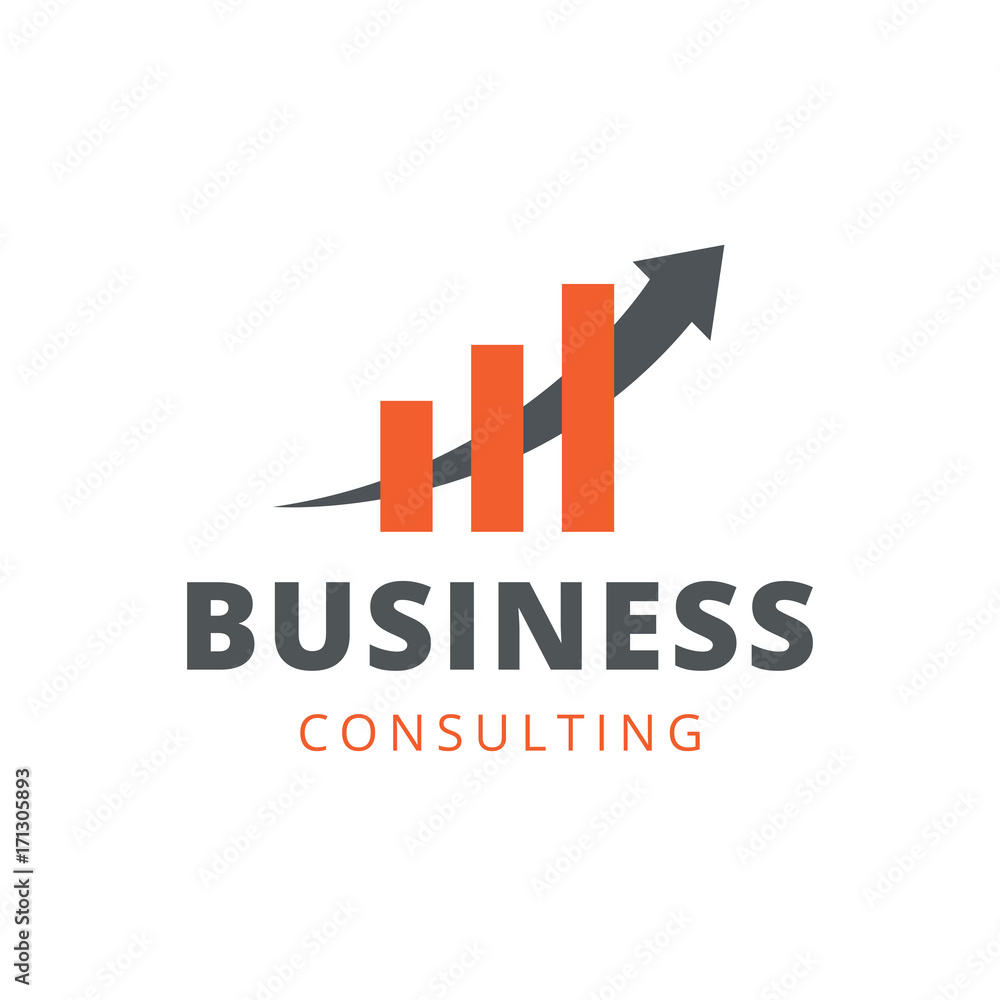 business consulting logo design template