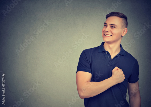 confident man determined for a change photo