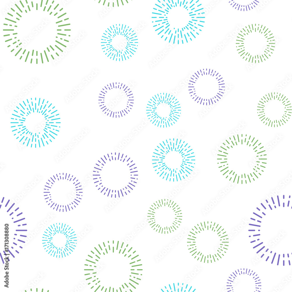 Simple seamless textile pattern with color round elements. Vector background illusrtration. Simple seamless textile pattern with color round elements. Vector background illusrtration.