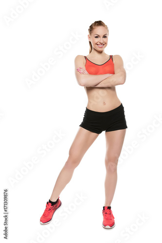 sporty young woman