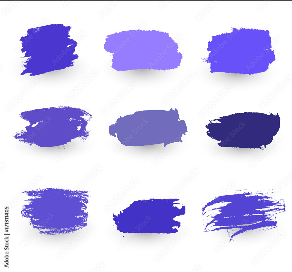 Grunge Brush inky Banners Grunge Brush inky Banners