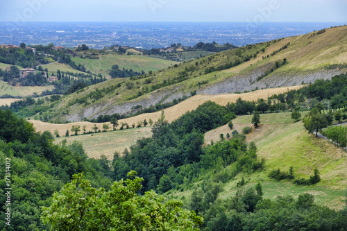 Summer landscape near Serramazzoni (Modena, Italy) photo