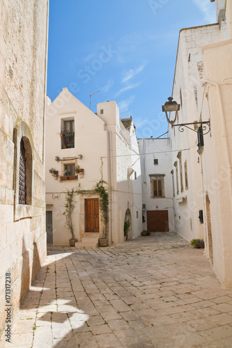 Alleyway. Locorotondo. Puglia. Italy.  photo