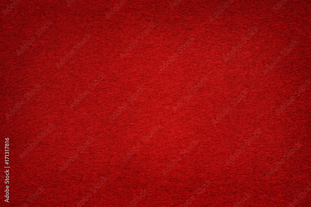 Dark red felt table surface with light center - obrazy, fototapety, plakaty 