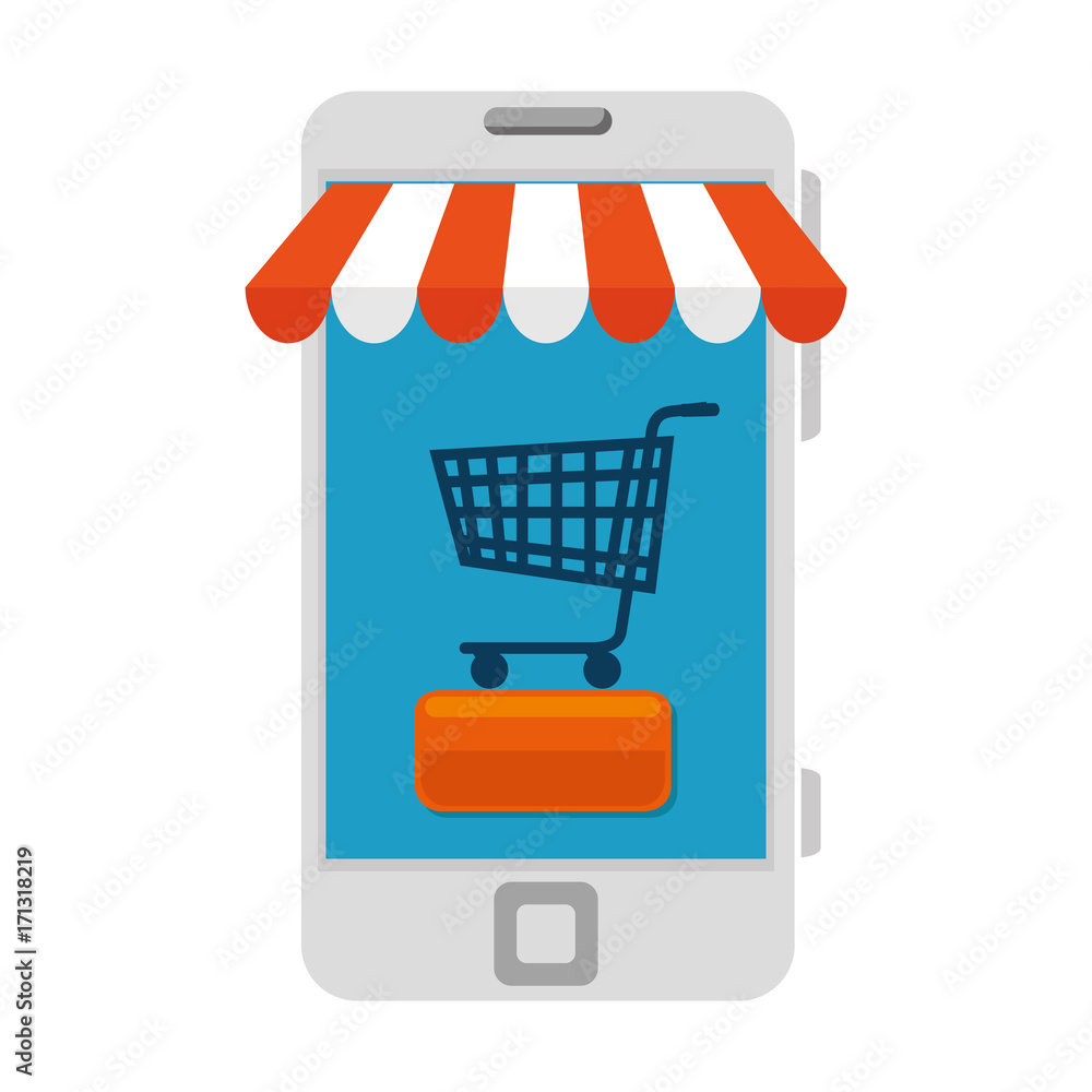 smartphone with market online app smartphone with market online app