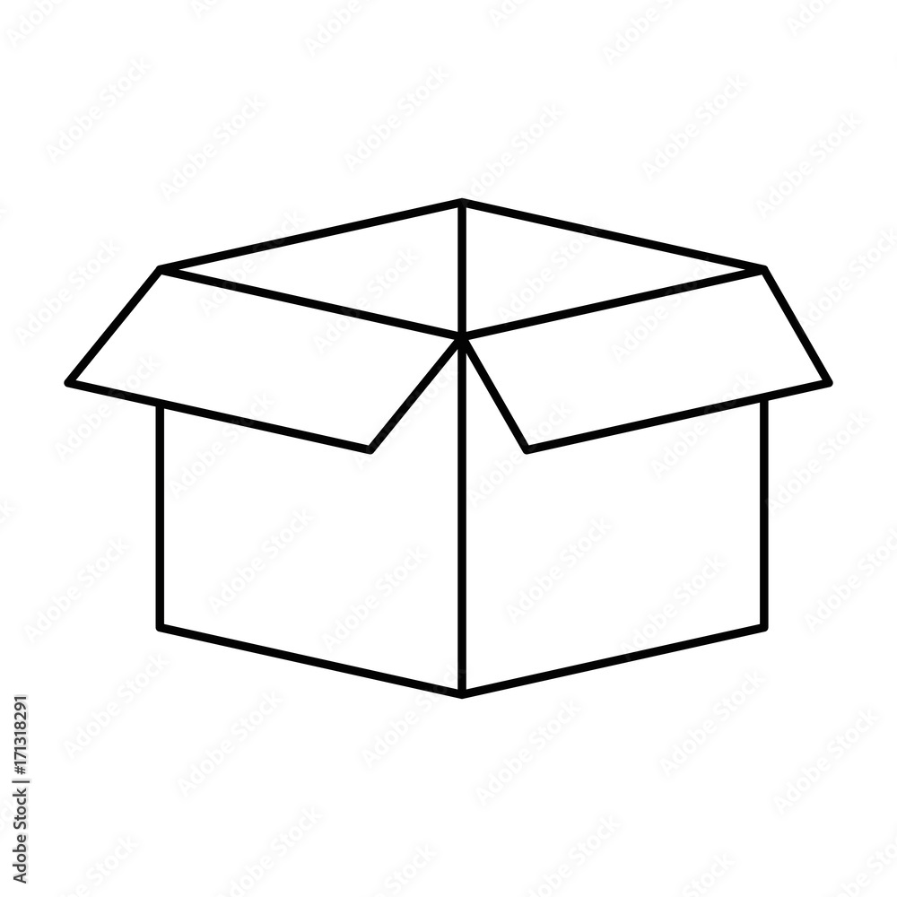box carton isolated icon box carton isolated icon