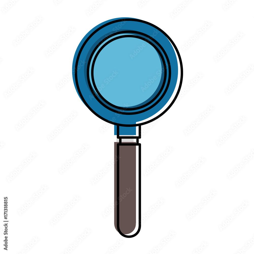 magnifying glass isolated icon magnifying glass isolated icon