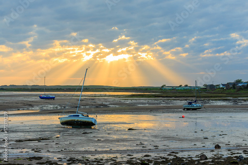 Sunset at Ravenglass photo