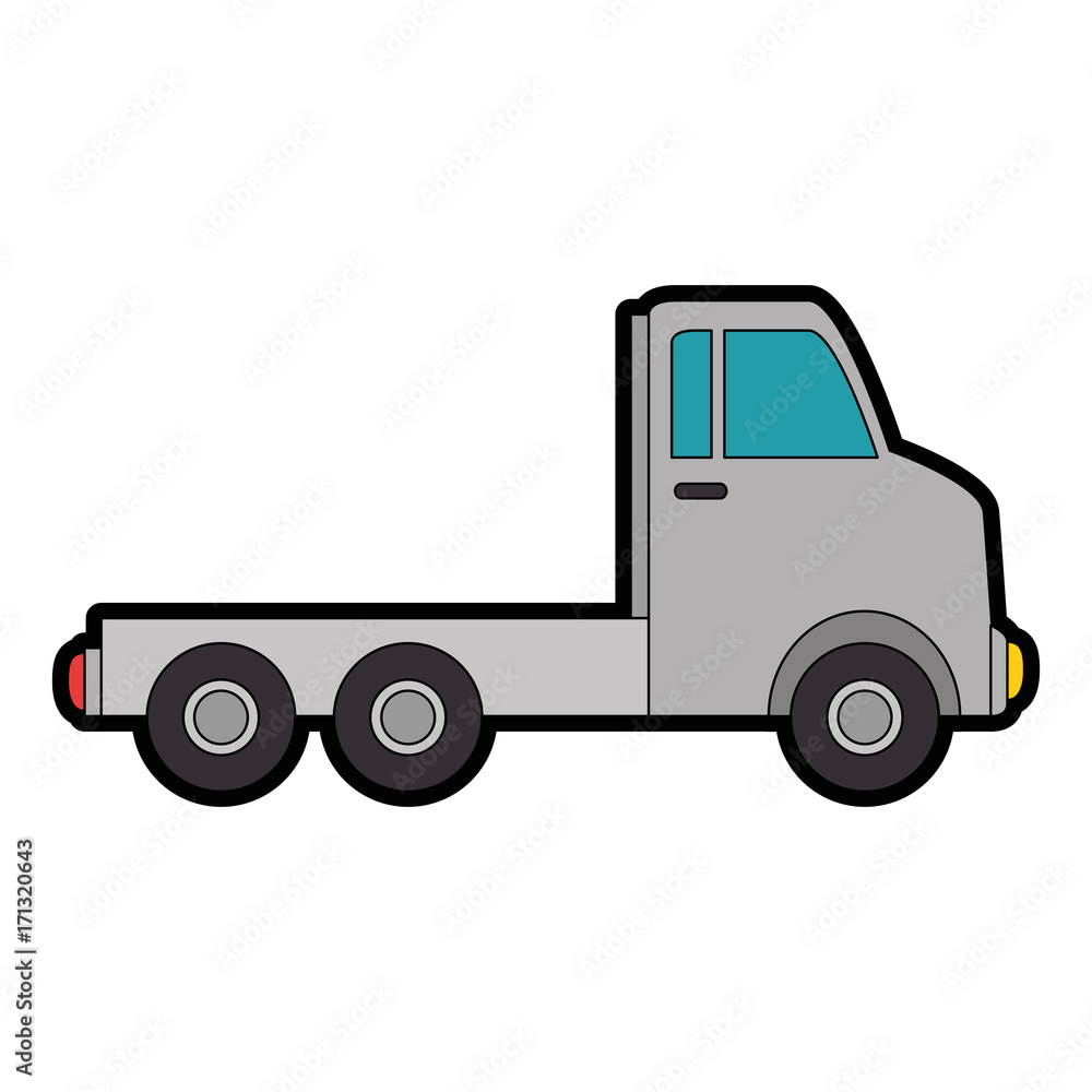 Fototapeta premium delivery truck isolated icon
