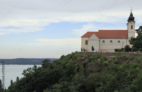 The Tihany Abbey at Lake Balaton, Hungary