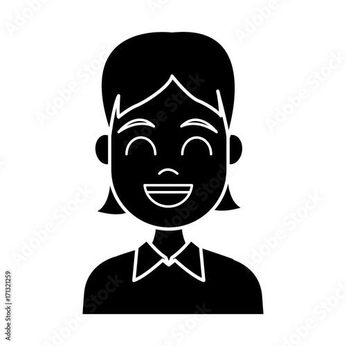 Young man cartoon icon vector illustration graphic design