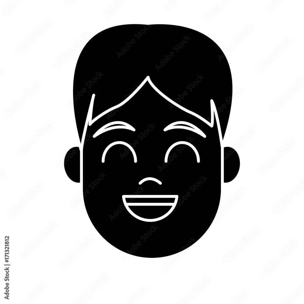 Young man cartoon icon vector illustration graphic design Young man cartoon icon vector illustration graphic design